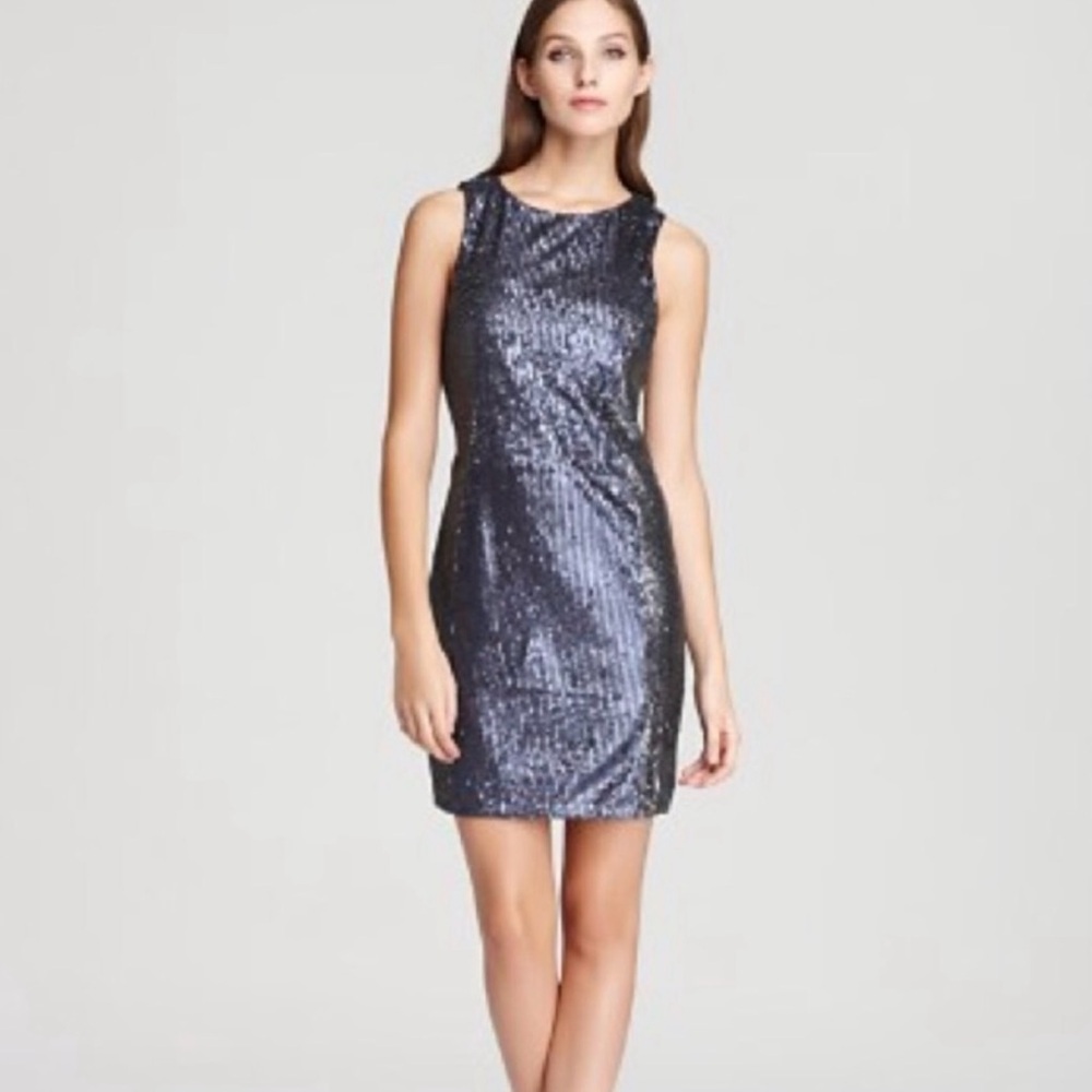 Susana Monaco Sleeveless Color Block Sequin Dress in Size 6